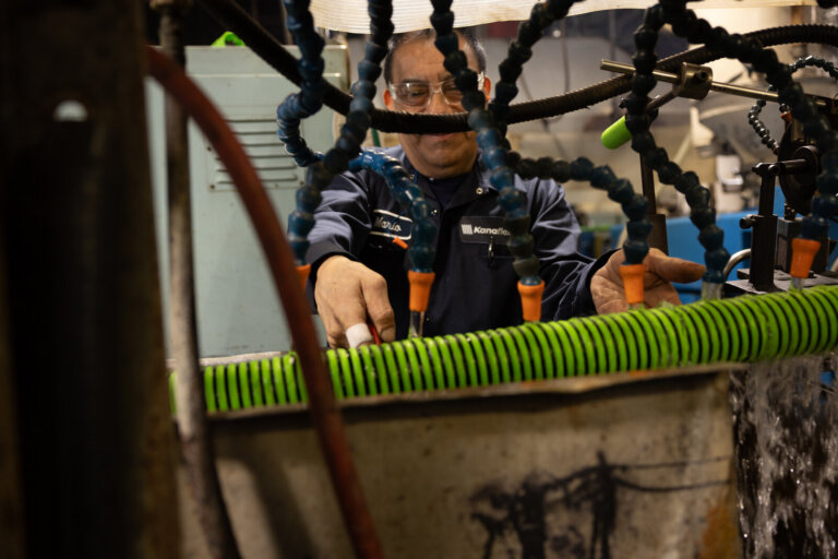 Green Hose Extrusion